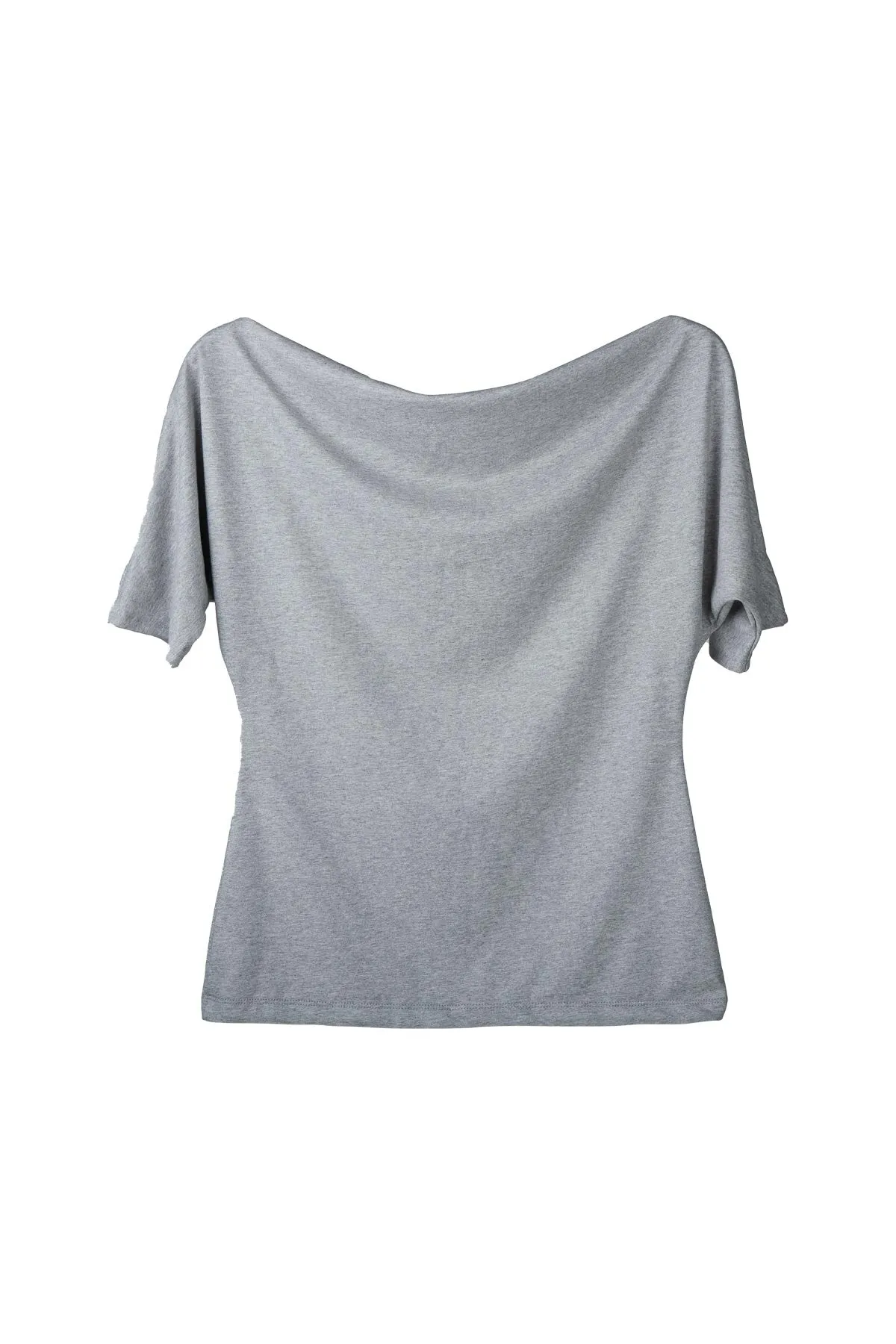 LOREN TOP GREY MARLE