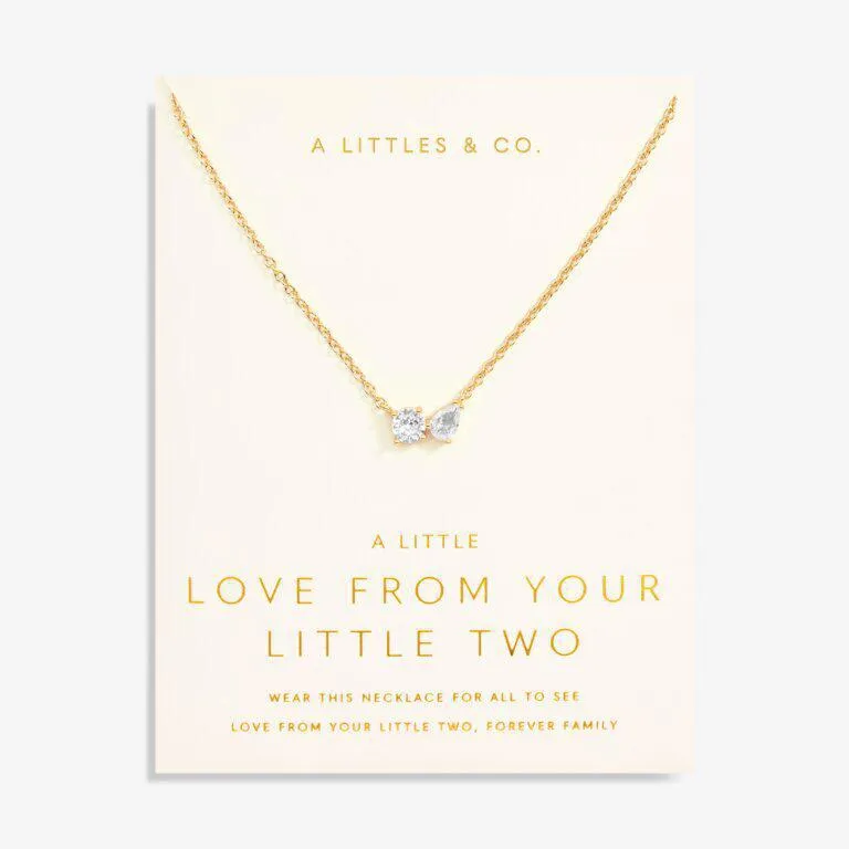 Love From Your Little Ones Gold Necklacce