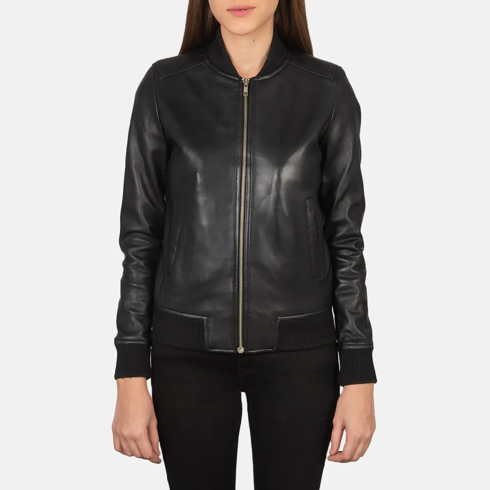 Lucy Black Leather Jacket