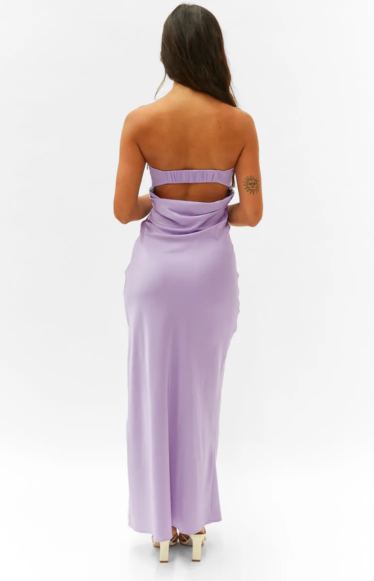 Maiah Lilac Maxi Dress