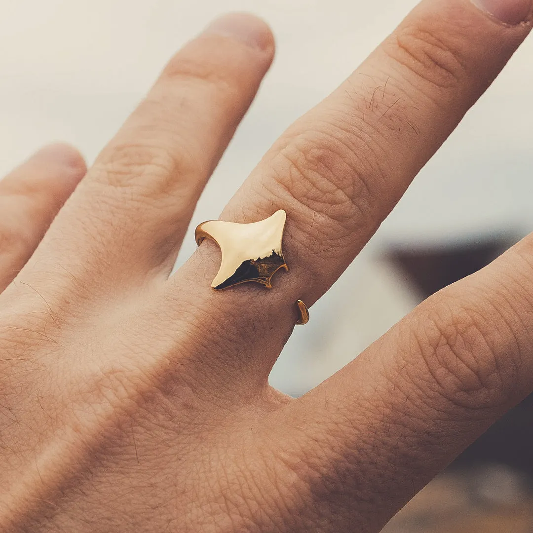 Manta Ray Ring