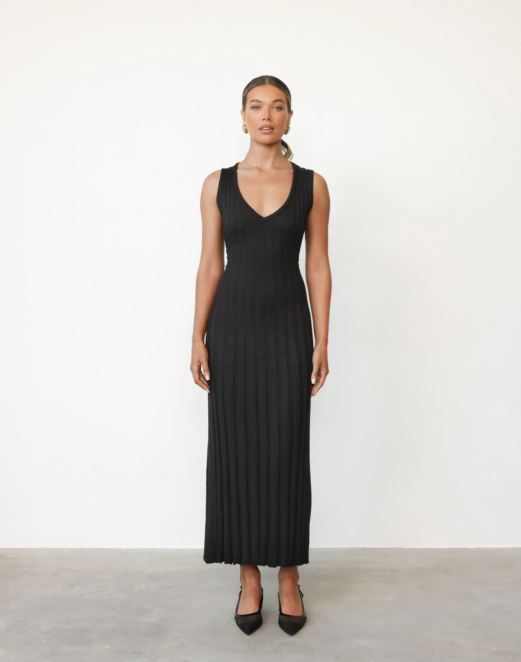 Mariposa Maxi Dress (Black)