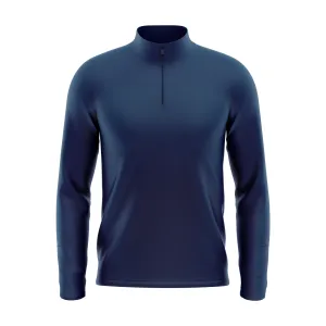 Markka CORE Mid Layer Stretch Knit Quarter Zip Navy / Navy