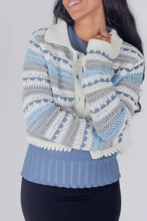 MELISSA CARDIGAN (BLUE)