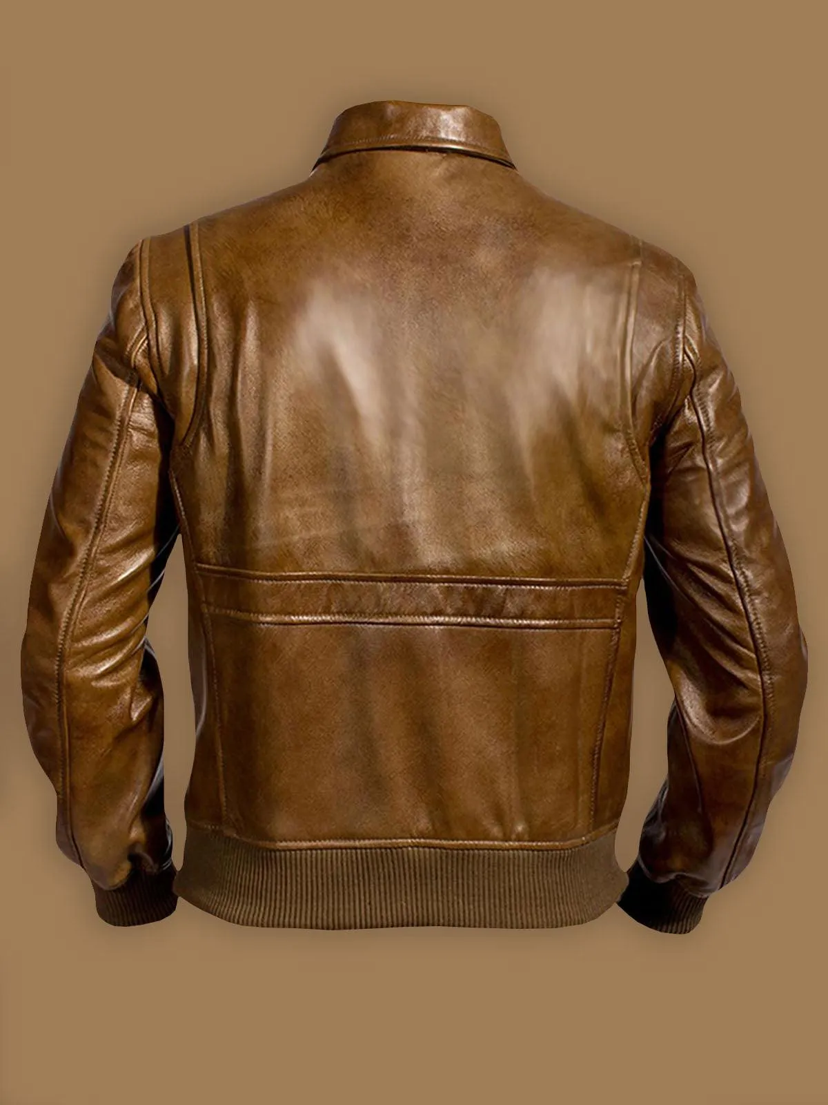 Men's Brown Traditional Leather Jacket