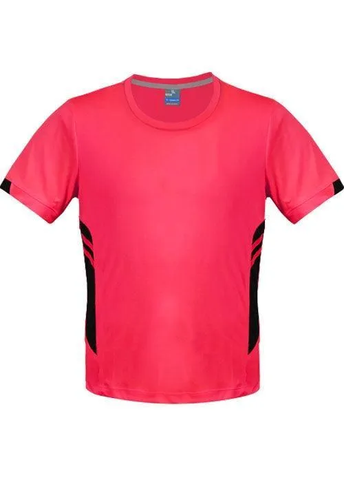 Mens Tasman Tee Neon Pink/Black