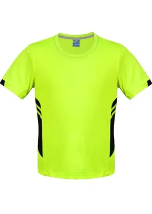 Mens Tasman Tee Neon Yellow/Black