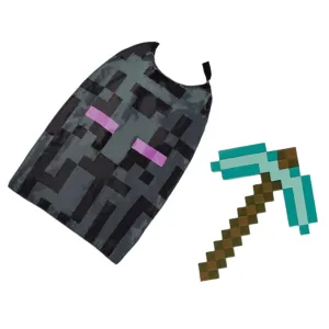 Minecraft Pickaxe and Cape Child Accessory Set