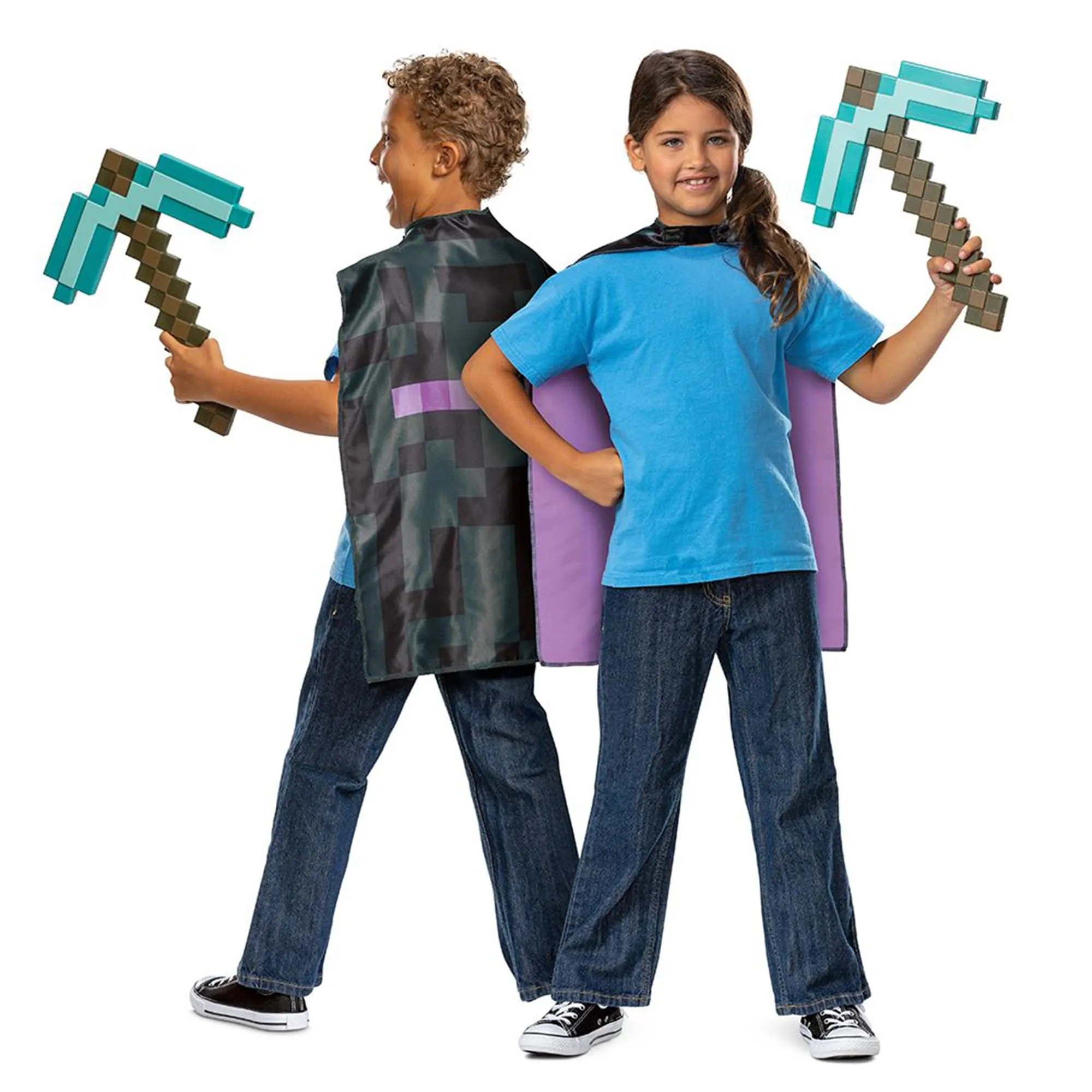 Minecraft Pickaxe and Cape Child Accessory Set