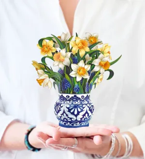 Mini English Daffodils Pop-Up Card