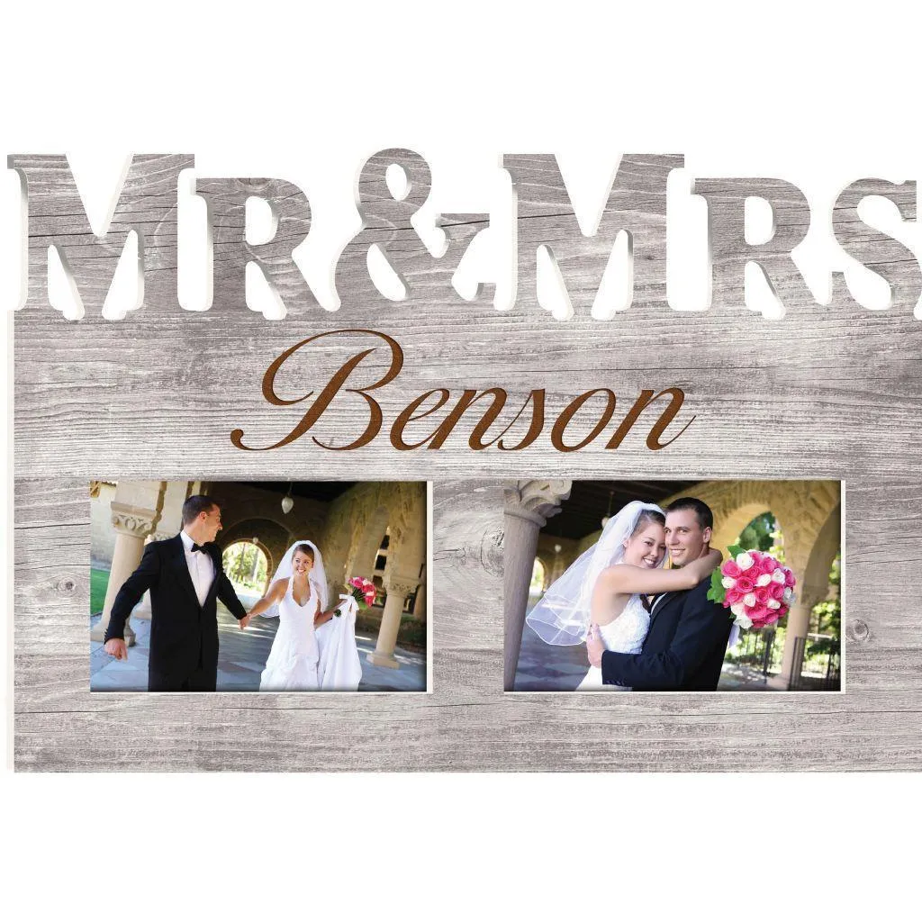 Mr. & Mrs. Photo Frame