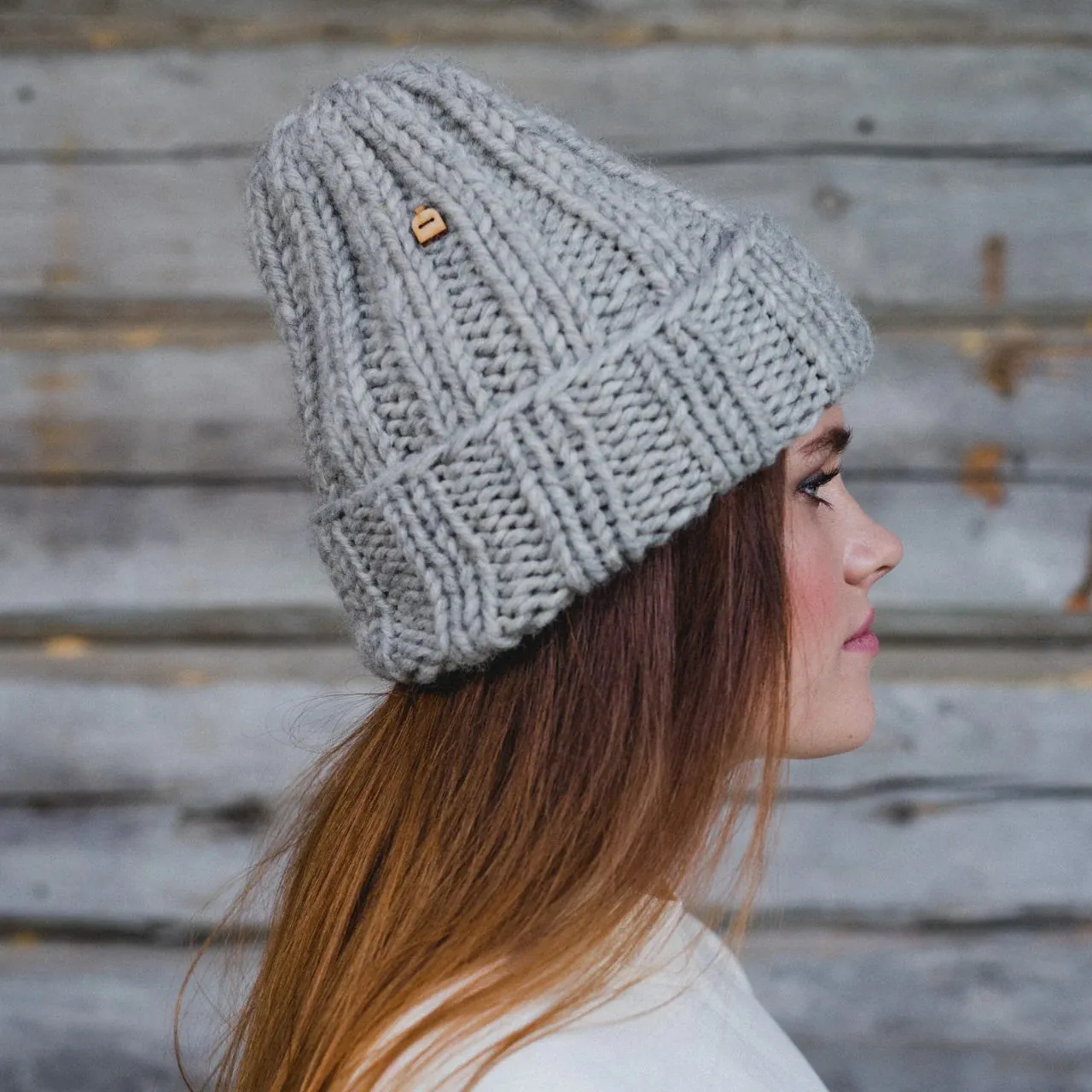 Muffi Beanie (Natural Light Grey)