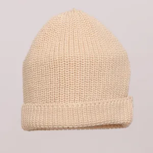 Natural knit beanie