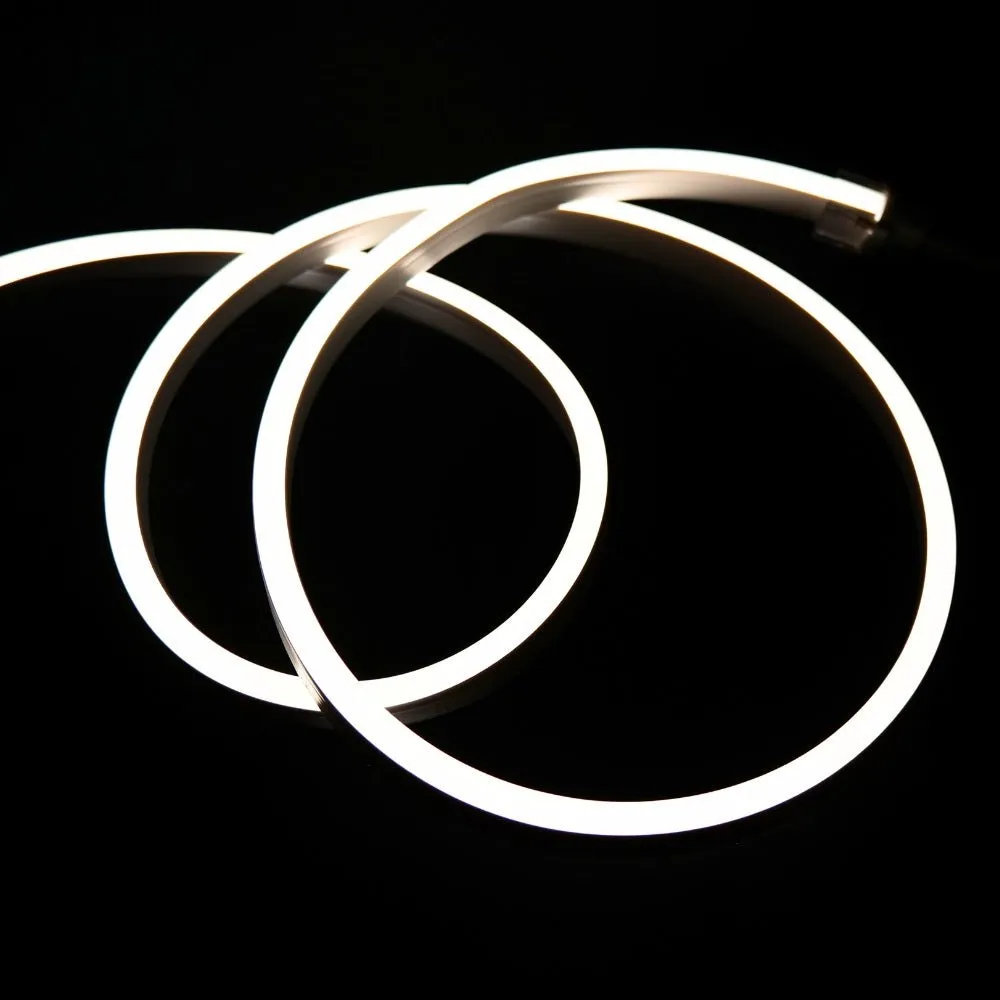 Natural White LED Neon Flex 4000K 24V 10x20mm IP68 Waterproof 12.5cm Cut