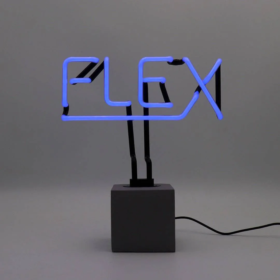 Neon 'flex' Sign