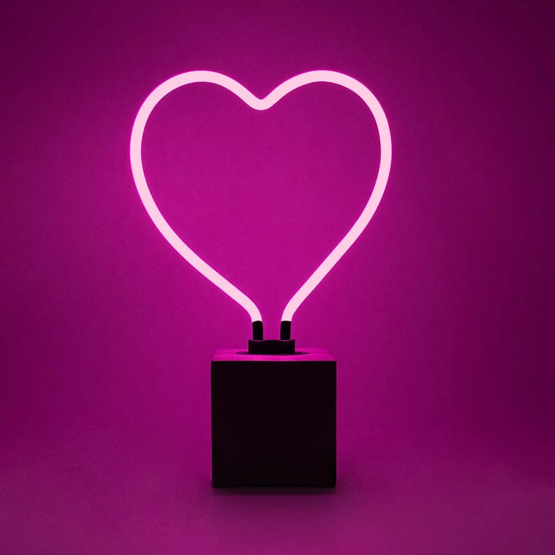 Neon 'heart' Sign