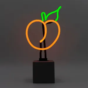 Neon 'peach' Sign