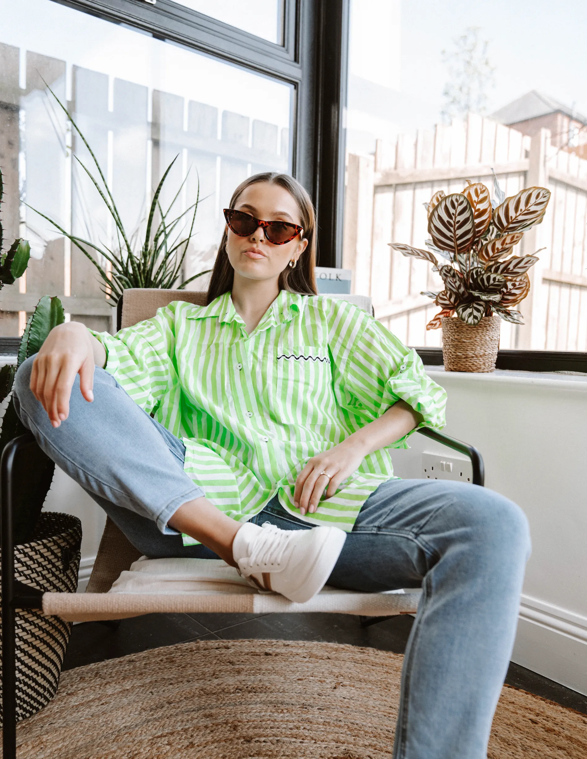 Neon Stripe Shirt