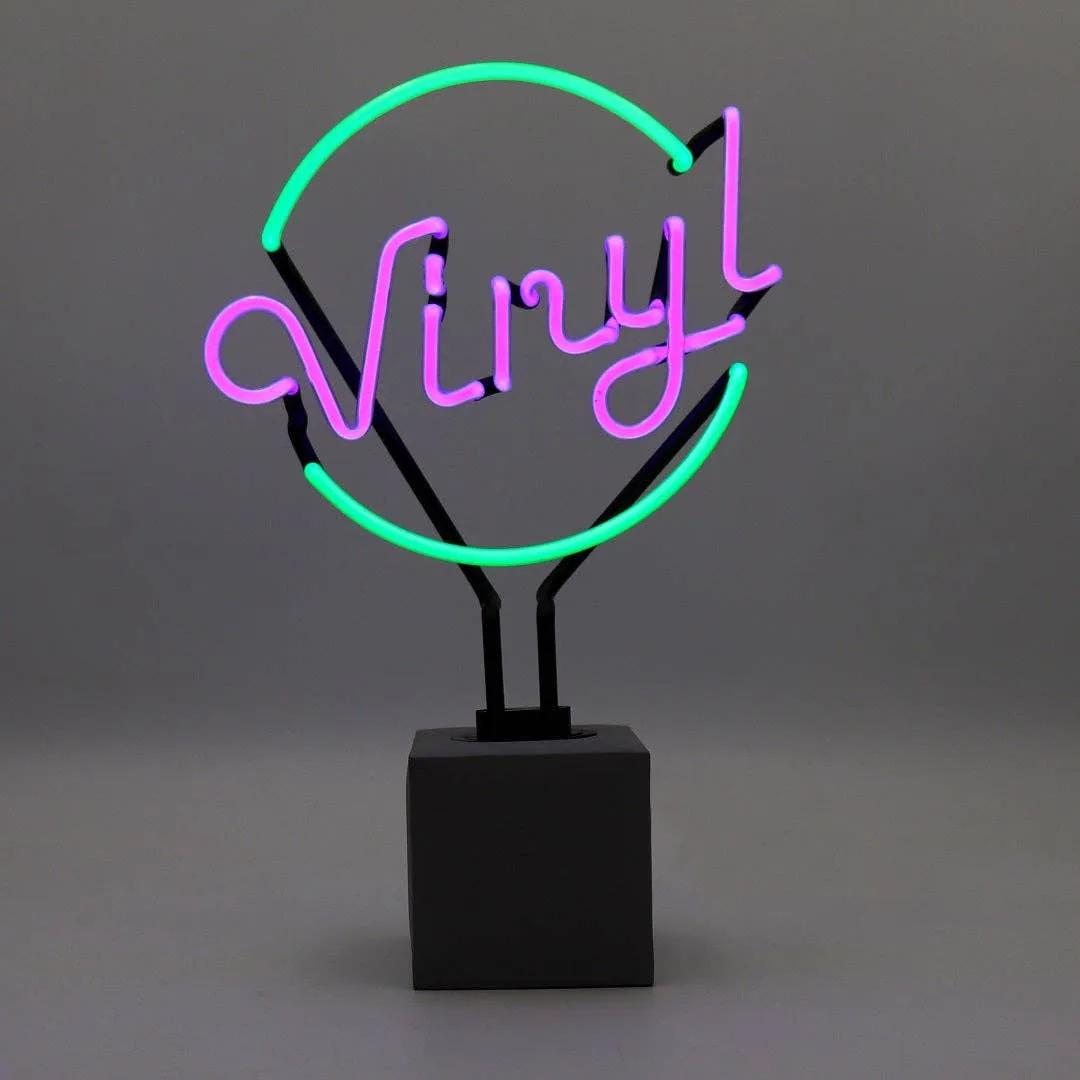 Neon 'vinyl' Sign