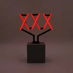 Neon 'xxx' Sign