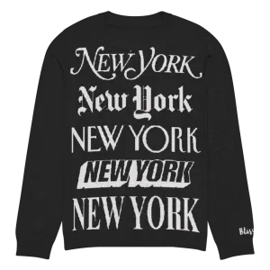 New York Crew Personalized Knit Sweater