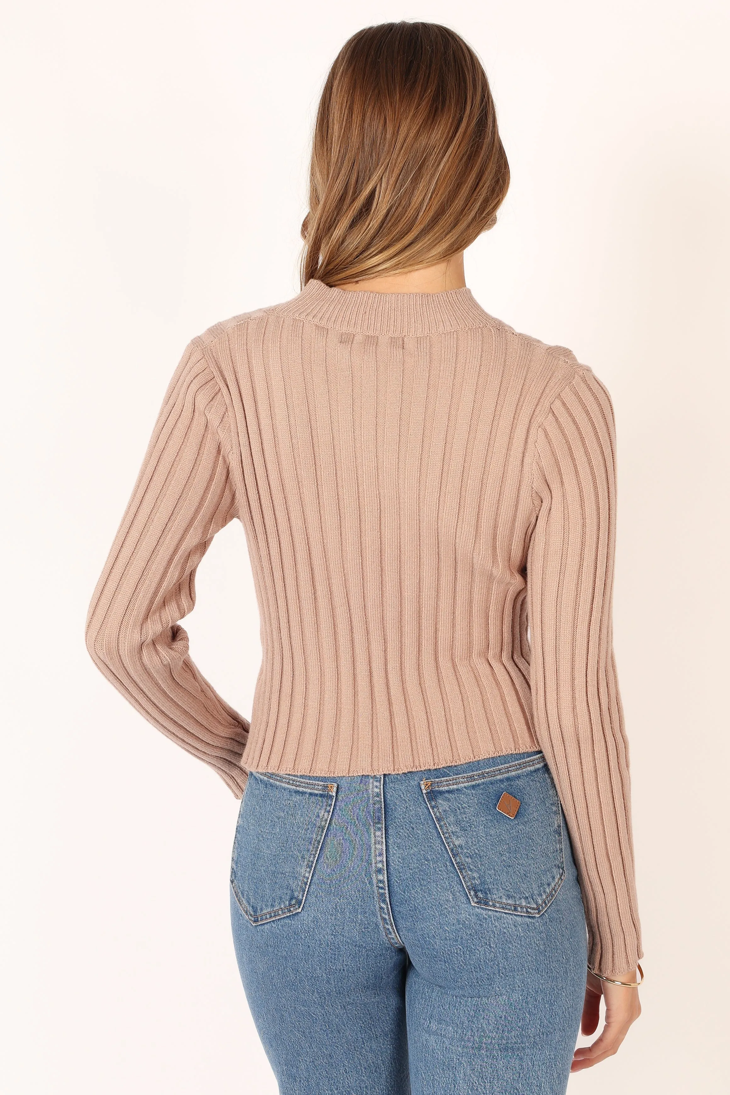 Nila Knit Top - Mocha