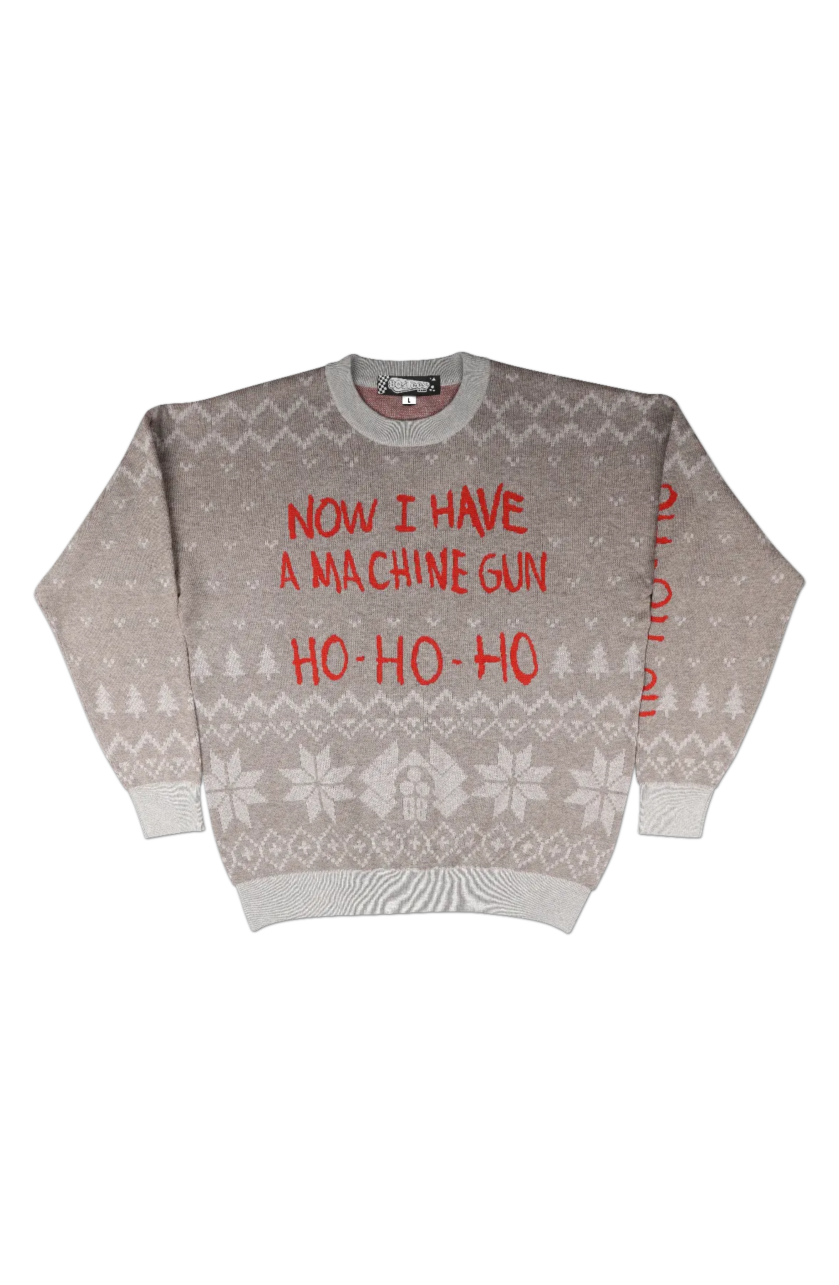 Now I Have A Machine Gun Ho Ho Ho Die Hard Knitted Christmas Sweater