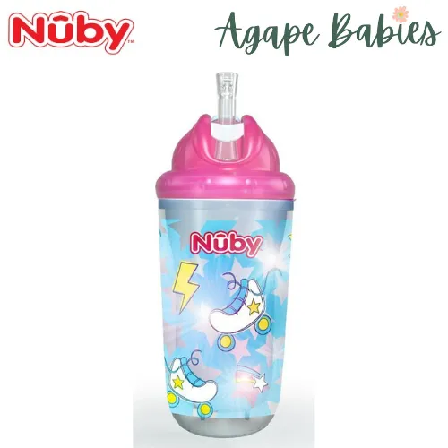 Nuby Light Up Flip-It Insulated Cup 300ml - Skater