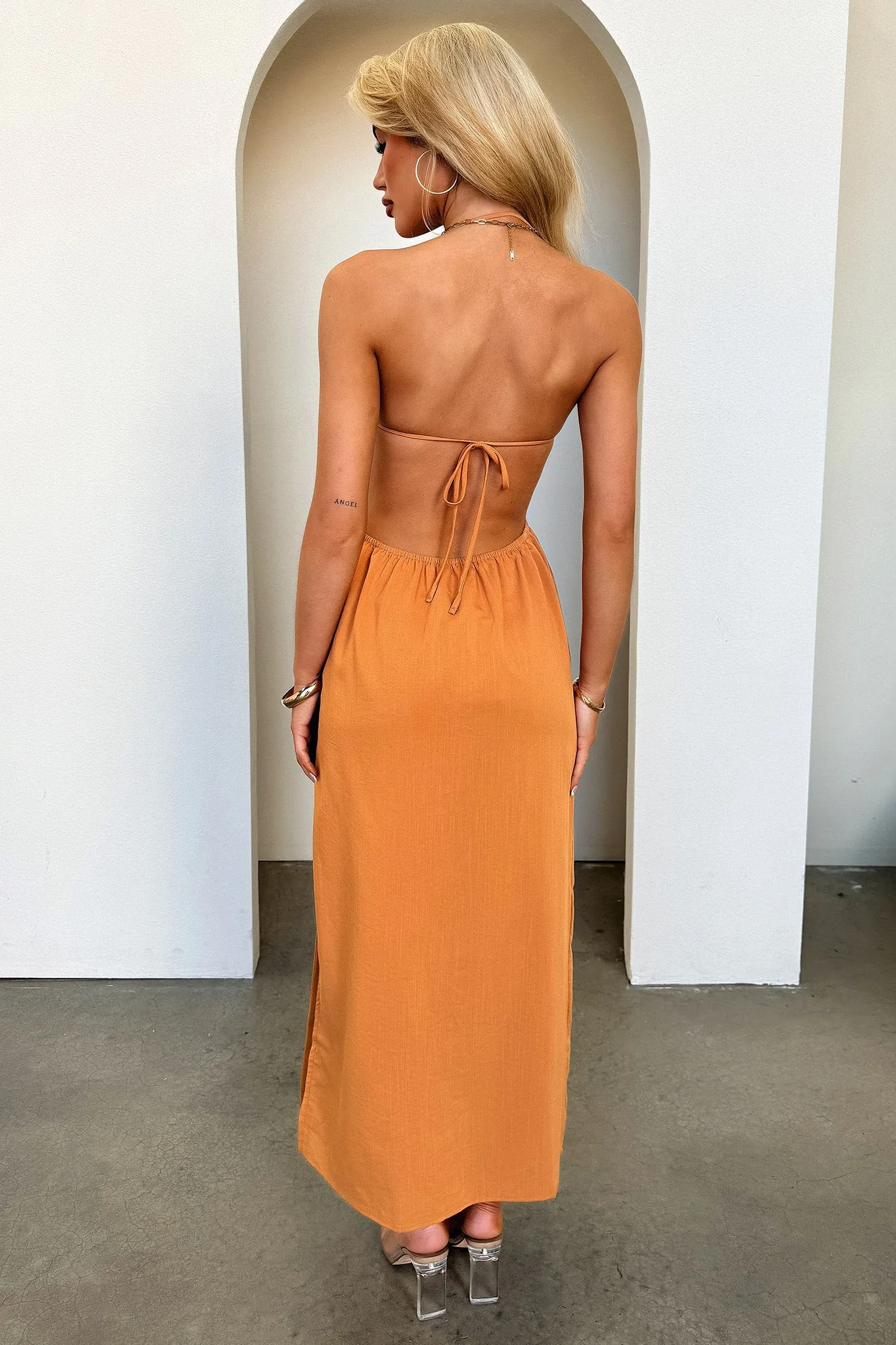 Omika Maxi Dress - Orange