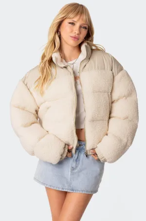 Oversized Sherpa Puffer