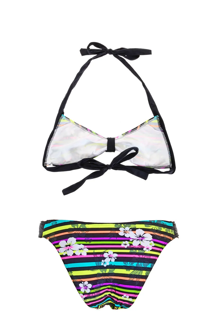 PANAMA Black Striped Bikini