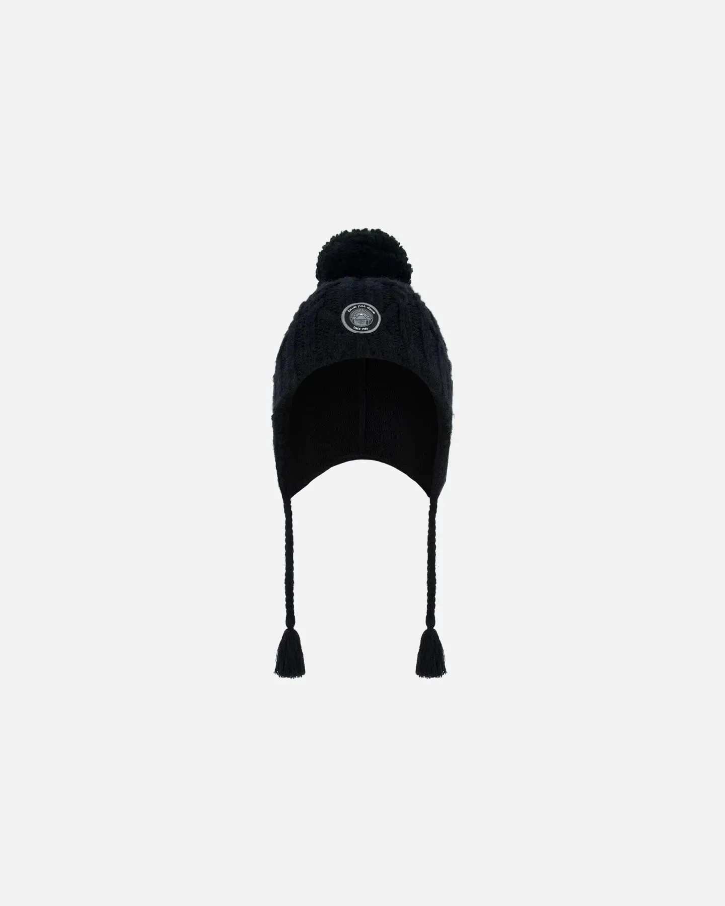 Peruvian Knit Hat Black