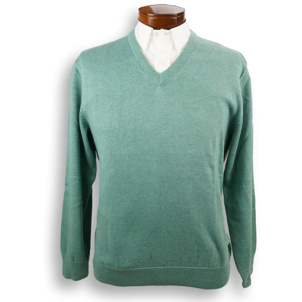 Pima Cotton V-Neck Sweater