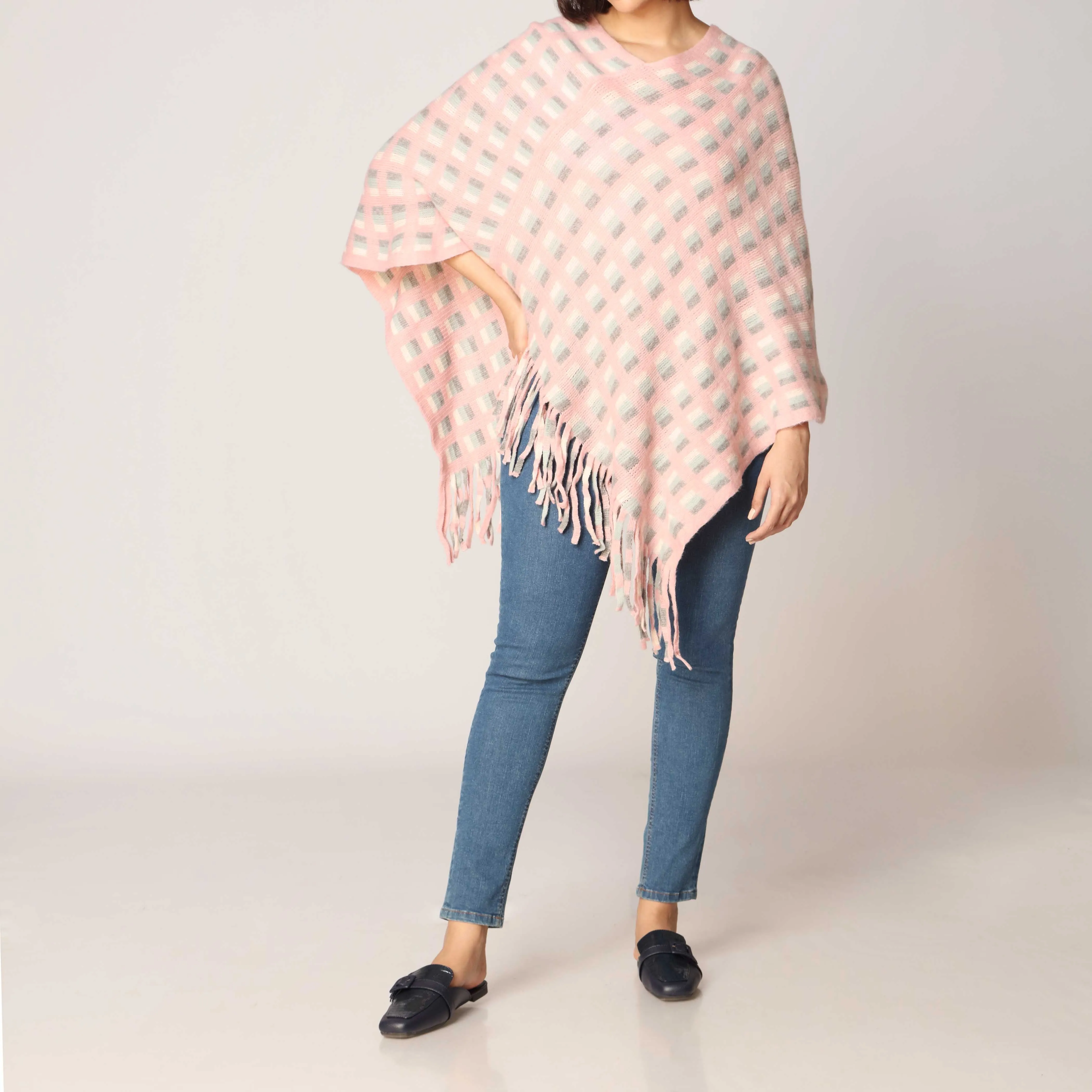 Pink Cape Shawl PW2803