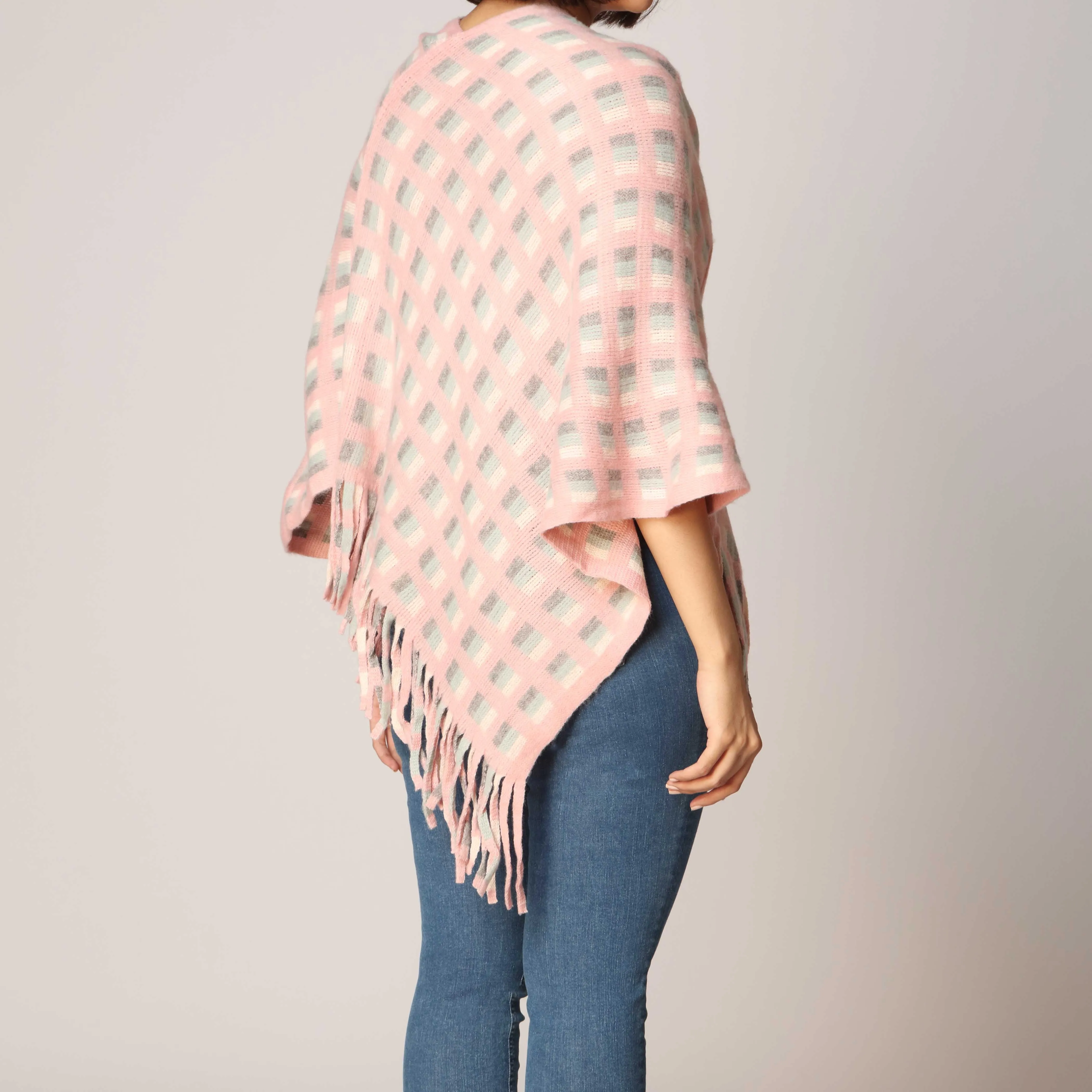 Pink Cape Shawl PW2803