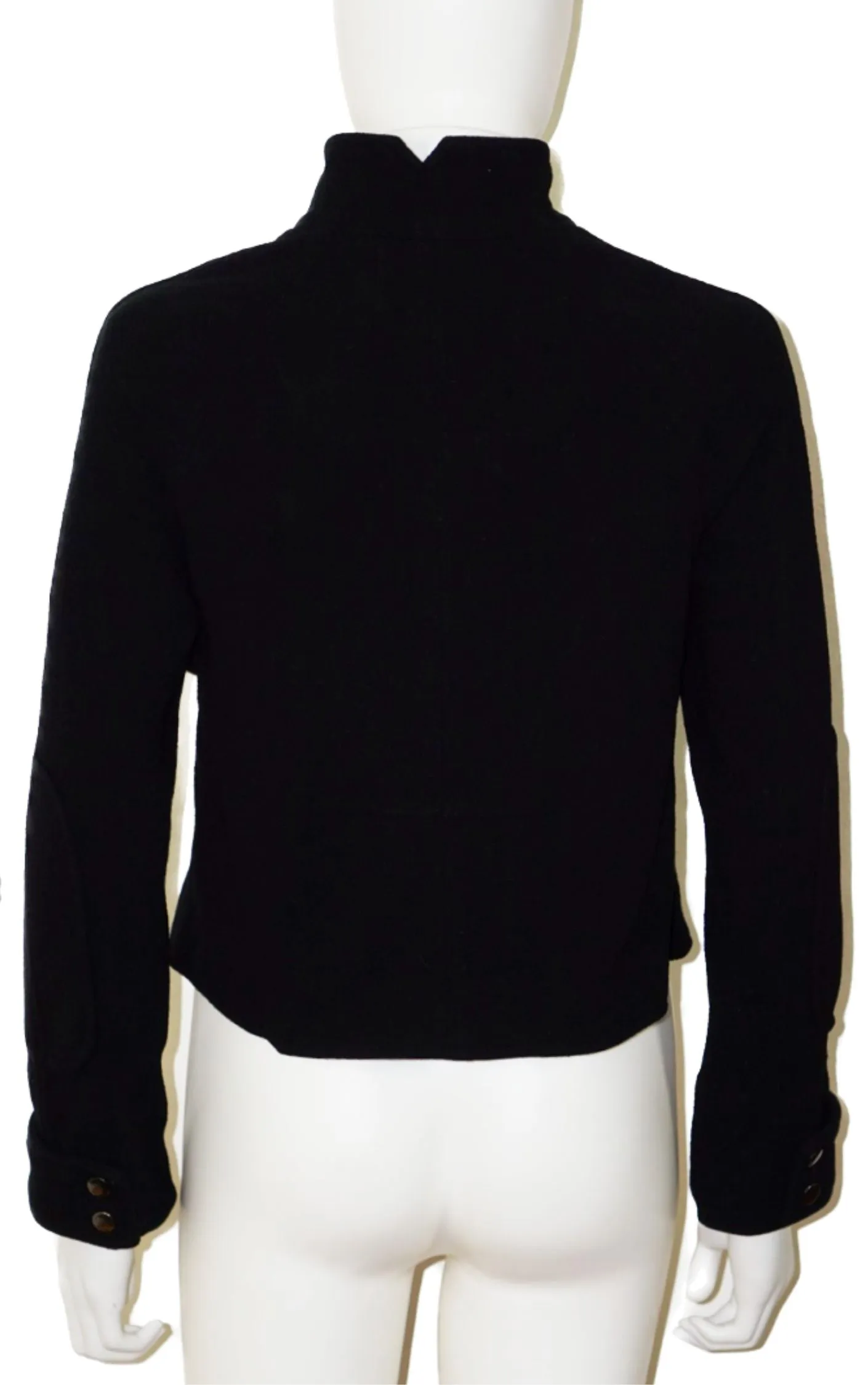 PROENZA SCHOULER Black Stand Collar Tailored Jacket