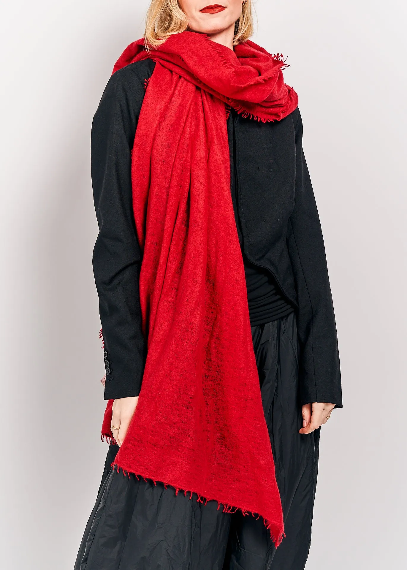 Purschoen Shawl Red Chili Red