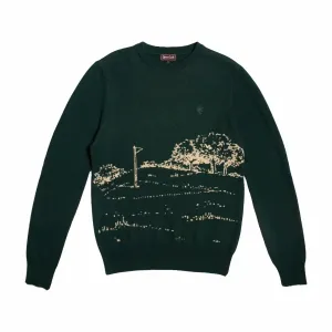 Quiet Golf Quiet Greens Knit Sweater (Forest)