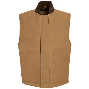 Red Kap Snap-Front Duck Vest - 65/35 Poly/Cotton Duck - VD22