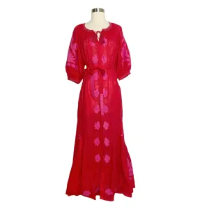 Red Maxi Dress - S/M