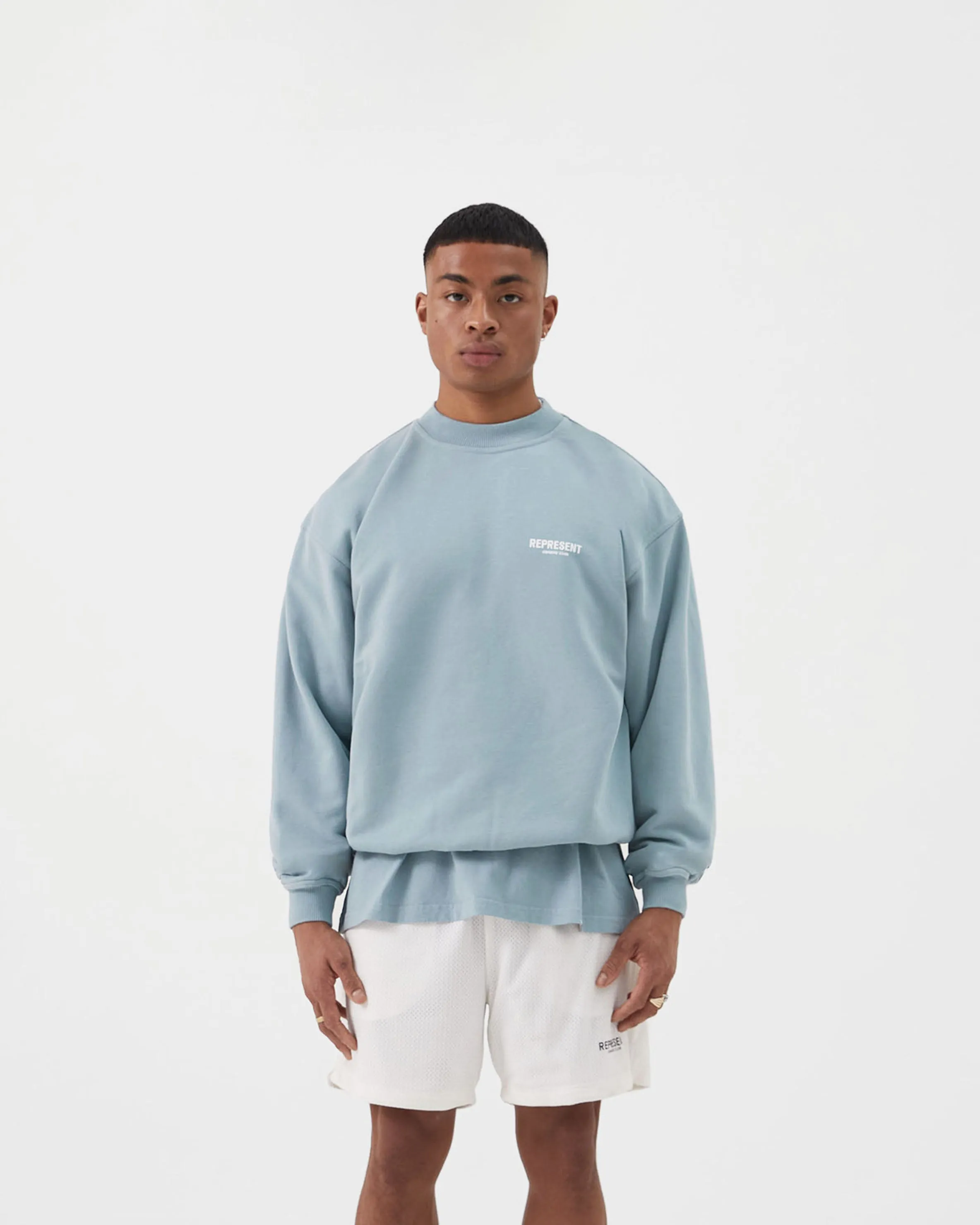 Represent Owners Club Sweater - Powder Blue