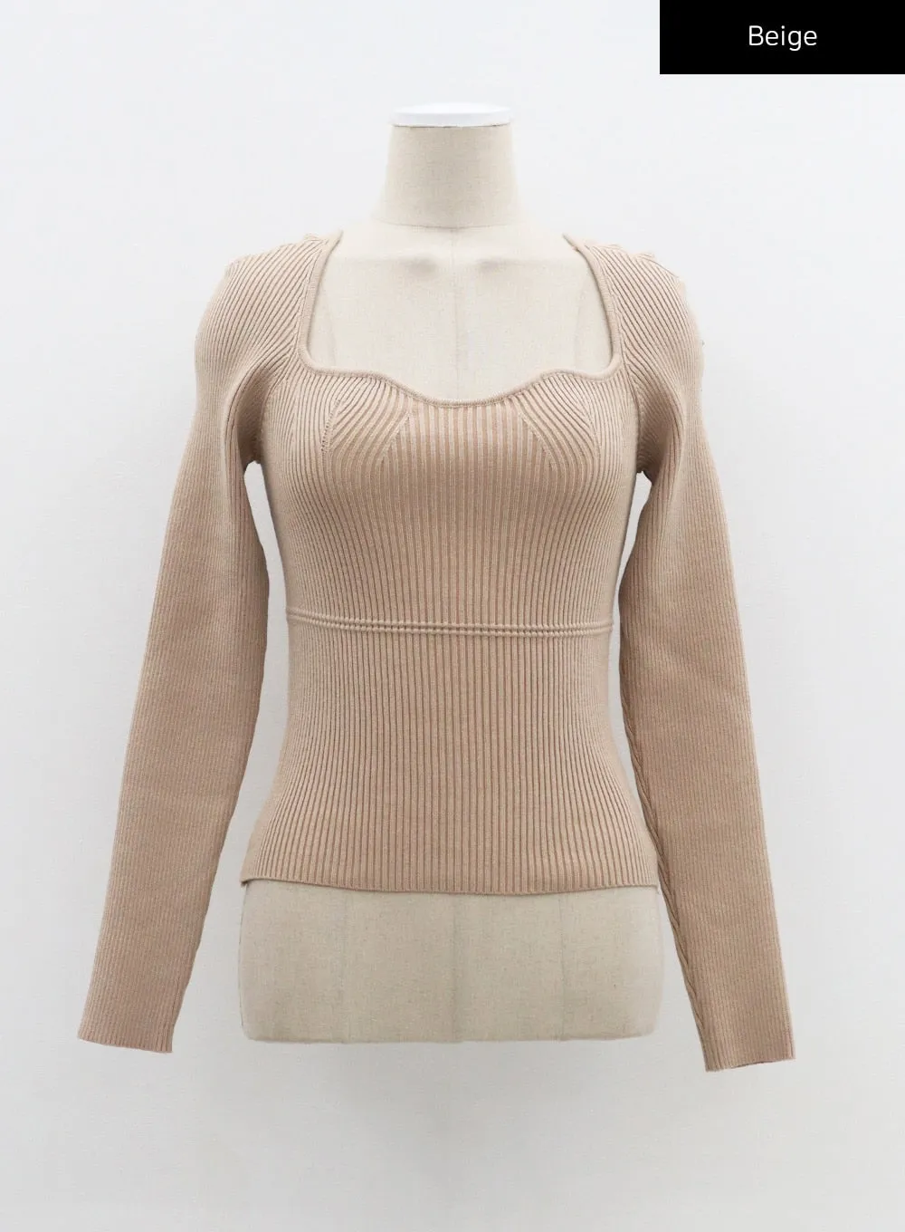 Ribbed Knit Top CF313