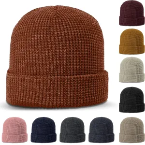 Richardson 146 Waffle Knit Beanie Blank Beanie Stocking Hat