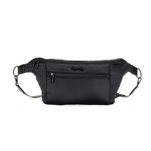 Ritzy Fanny Pack & Crossbody Diaper Bag- Black