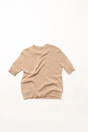 Scilla knit Top, oatmeal