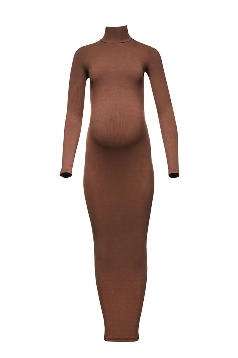 Sculpting Rib Long Sleeve Dress