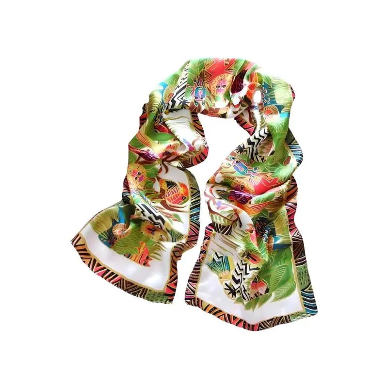 Silk Fantasie Scarf Women