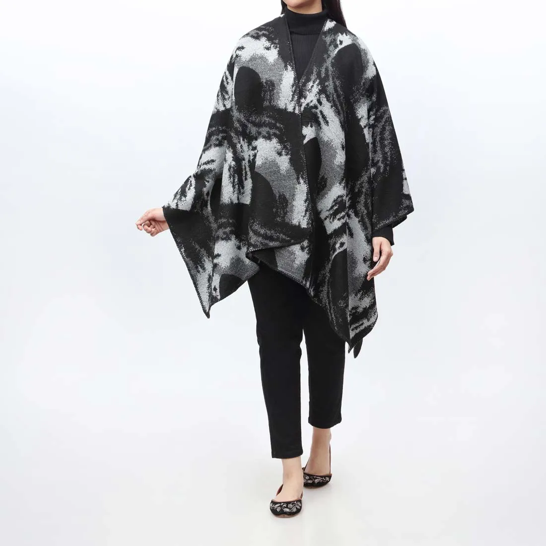 Silver Cape Shawl PW9804