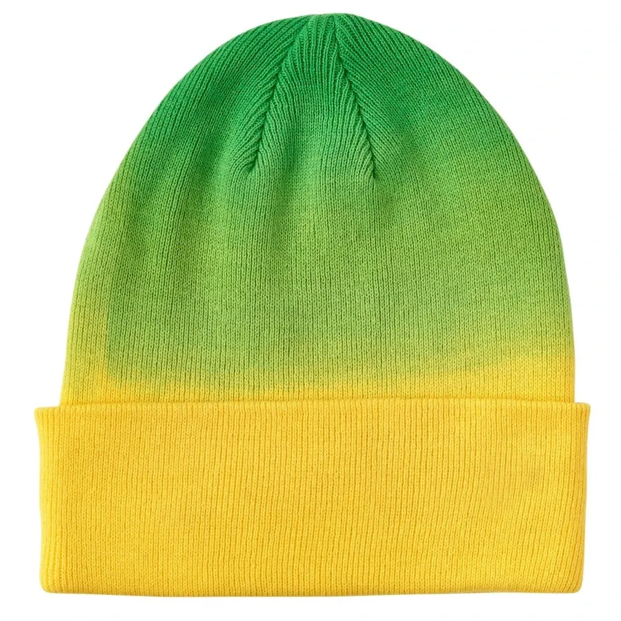 Slime Balls Logo Beanie Long Shoreman Neon Fade