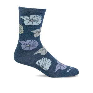 Sockwell Big Bloom Crew Sock (Women) - Denim